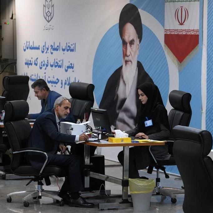 Former Iranian parliament speaker Ali Larijani registers as a possible presidential candidate